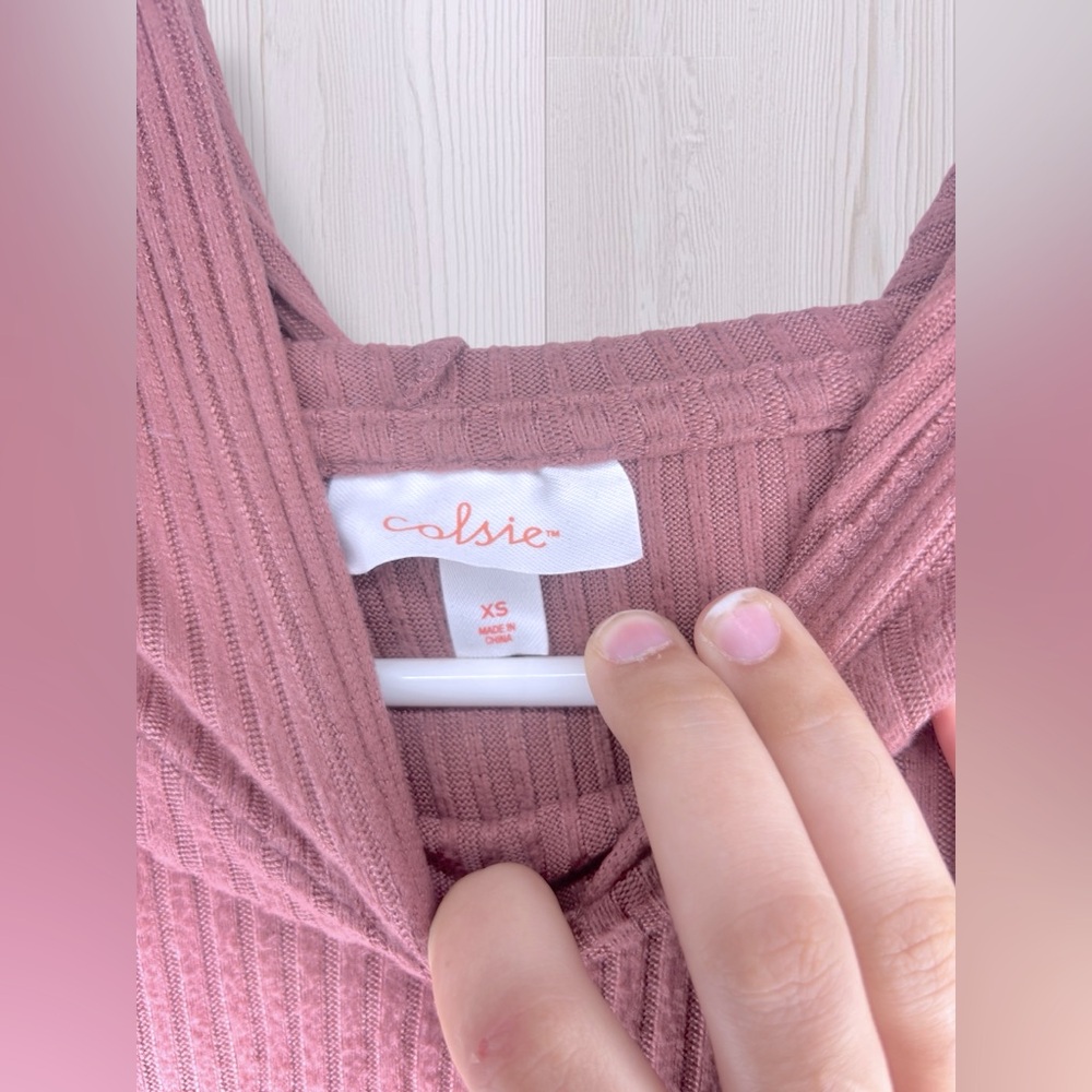 Women’s Maroon/Rustic Pink Hoodie - Picture 5 of 8